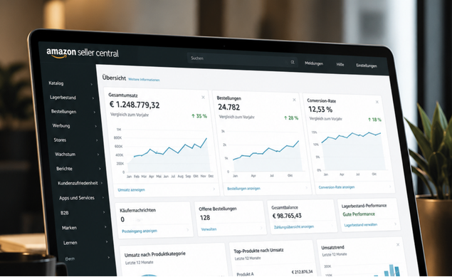 Amazon Seller Central Dashboard